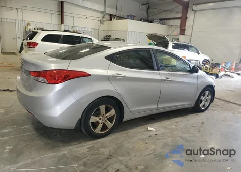2013 Hyundai Elantra Gls из США, поврежденный, VIN 5NPDH4AE2DH209647